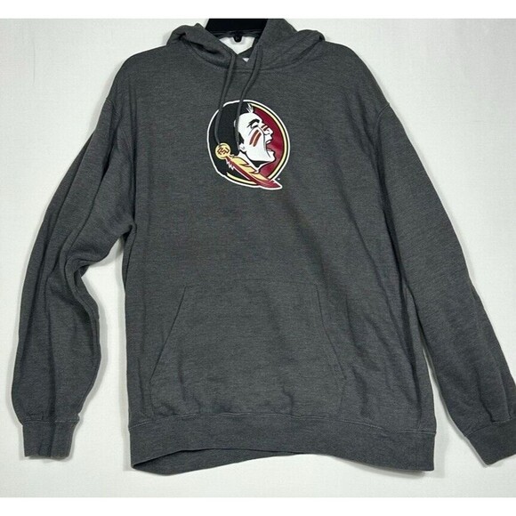 Section 101 Majestic Mens 2XL Gray Sweatshirt Florida State Seminoles NCAA Grey - Picture 4 of 13